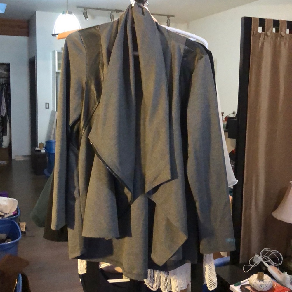 Sweet Rain Jacket with Vegan Leather Details